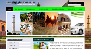 car rental services agra